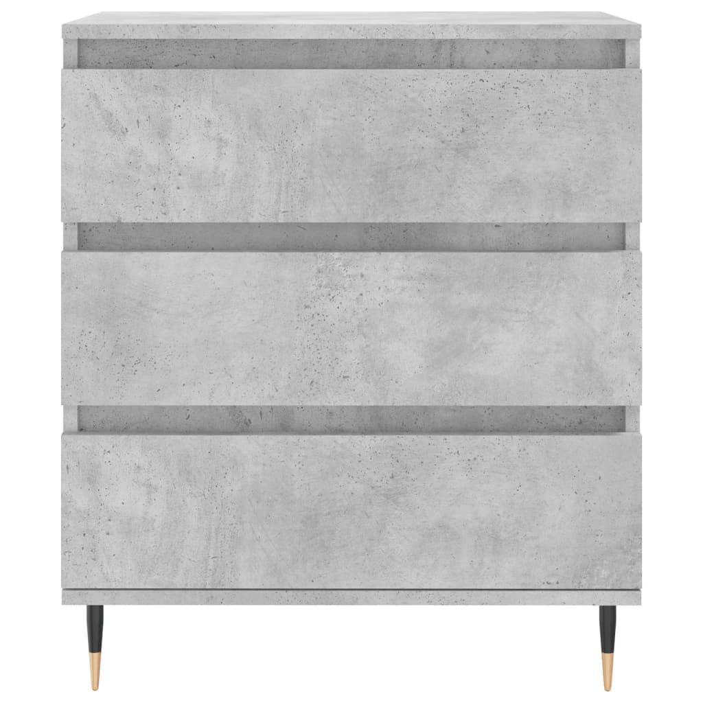 vidaXL Komoda, szarość betonu, 60x35x70 cm, materiał drewnopochodny