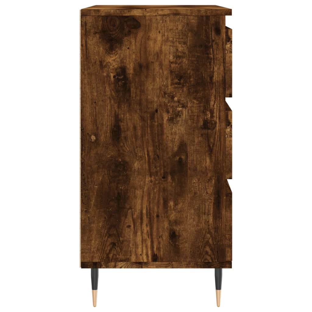 vidaXL Komoda, przydymiony dąb, 60x35x70 cm, materiał drewnopochodny