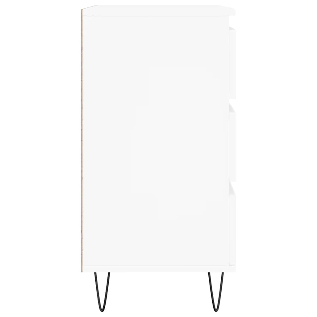 vidaXL Komoda, biała, 60x35x70 cm, materiał drewnopochodny