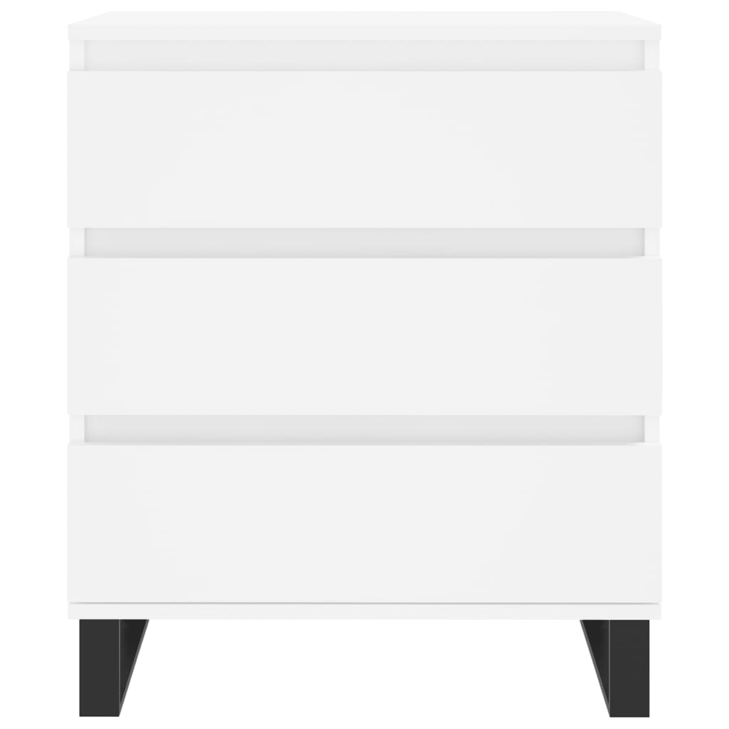 vidaXL Komoda, biała, 60x35x70 cm, materiał drewnopochodny