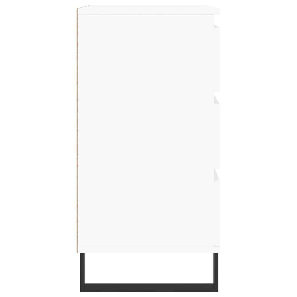vidaXL Komoda, biała, 60x35x70 cm, materiał drewnopochodny