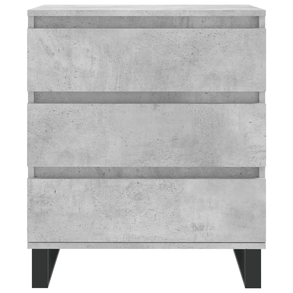 vidaXL Komoda, szarość betonu, 60x35x70 cm, materiał drewnopochodny