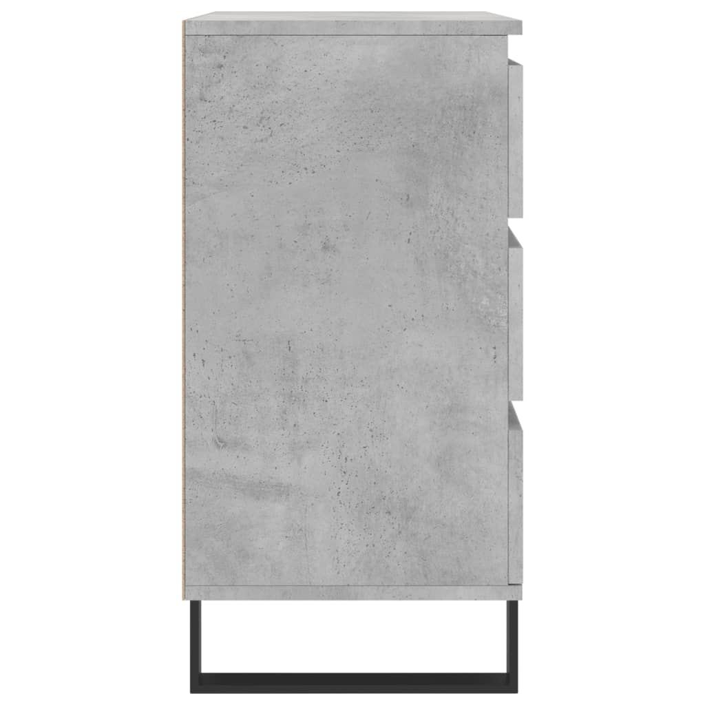 vidaXL Komoda, szarość betonu, 60x35x70 cm, materiał drewnopochodny