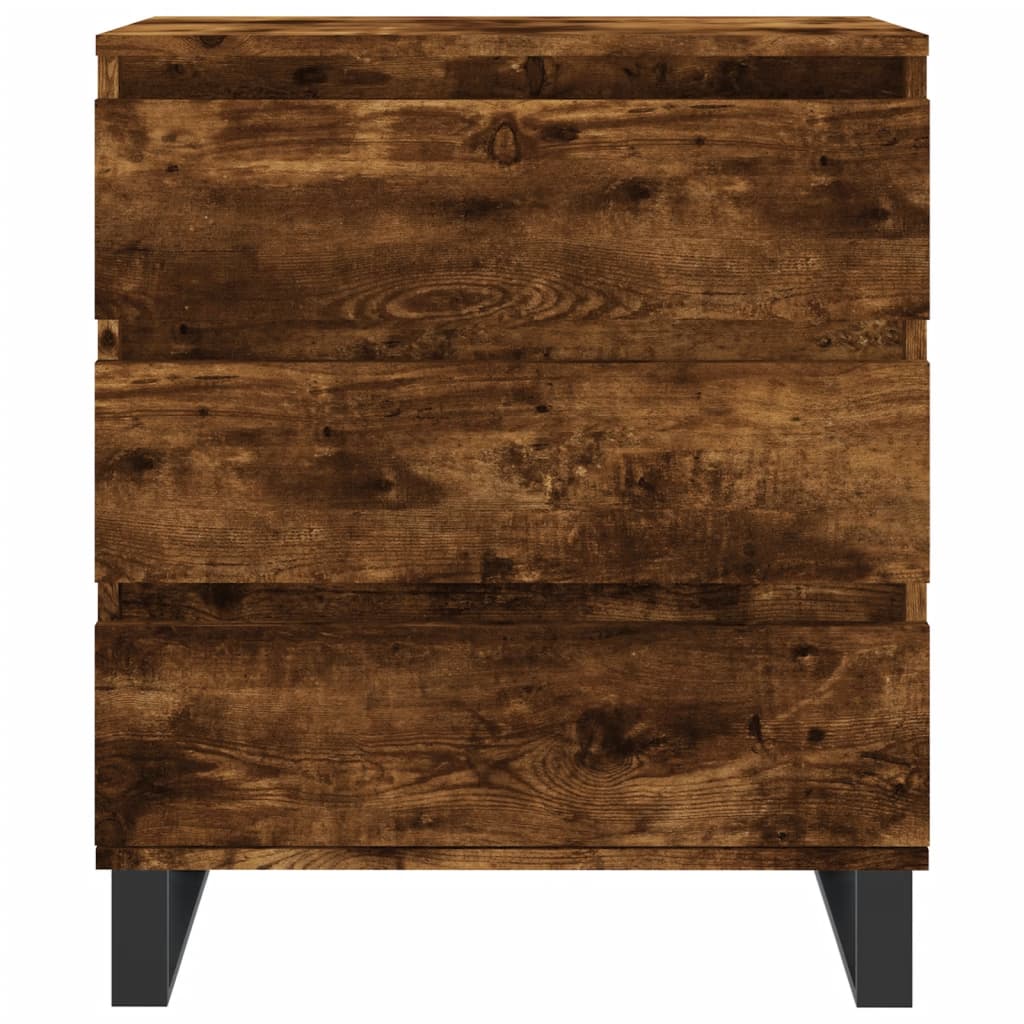 vidaXL Komoda, przydymiony dąb, 60x35x70 cm, materiał drewnopochodny