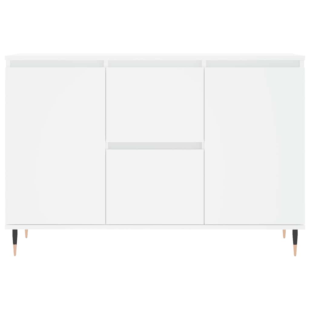 vidaXL Szafka, biała, 101,5x35x70 cm, materiał drewnopochodny