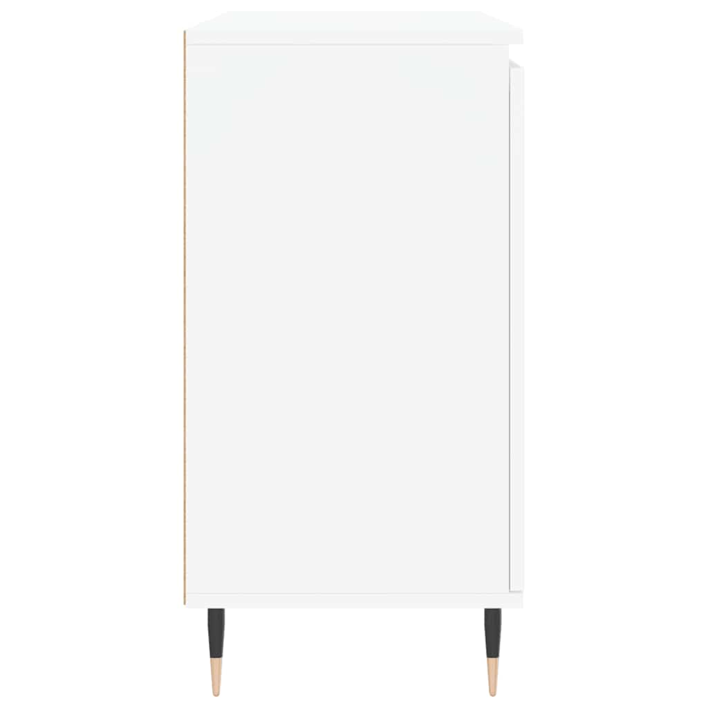 vidaXL Szafka, biała, 101,5x35x70 cm, materiał drewnopochodny