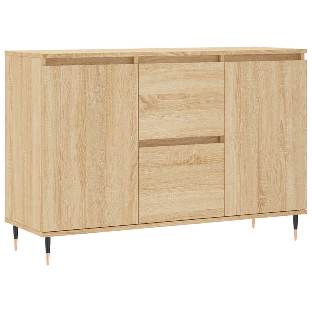 vidaXL Szafka, dąb sonoma, 101,5x35x70 cm, materiał drewnopochodny