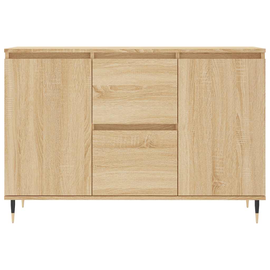 vidaXL Szafka, dąb sonoma, 101,5x35x70 cm, materiał drewnopochodny
