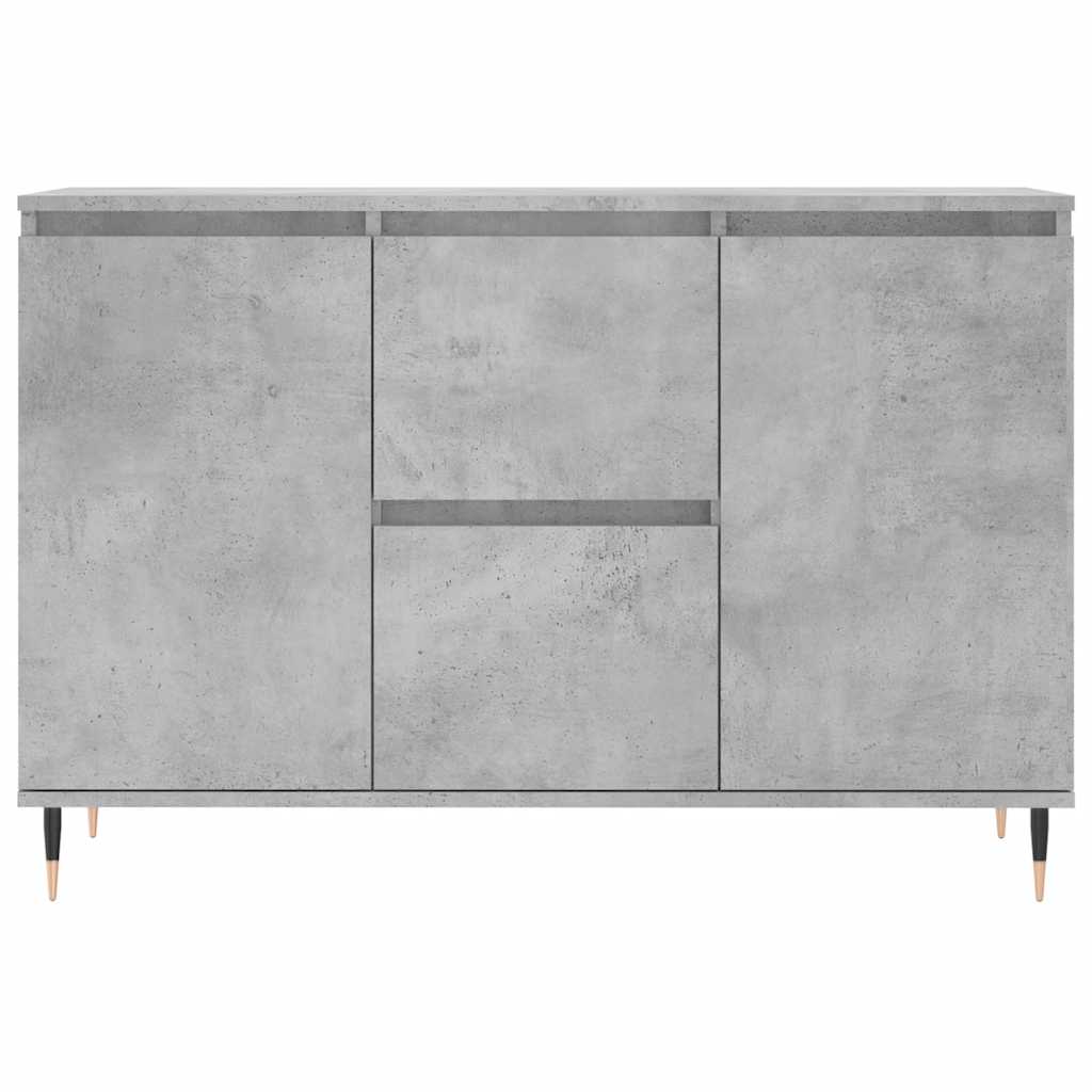 vidaXL Szafka, szarość betonu, 101,5x35x70 cm, materiał drewnopochodny