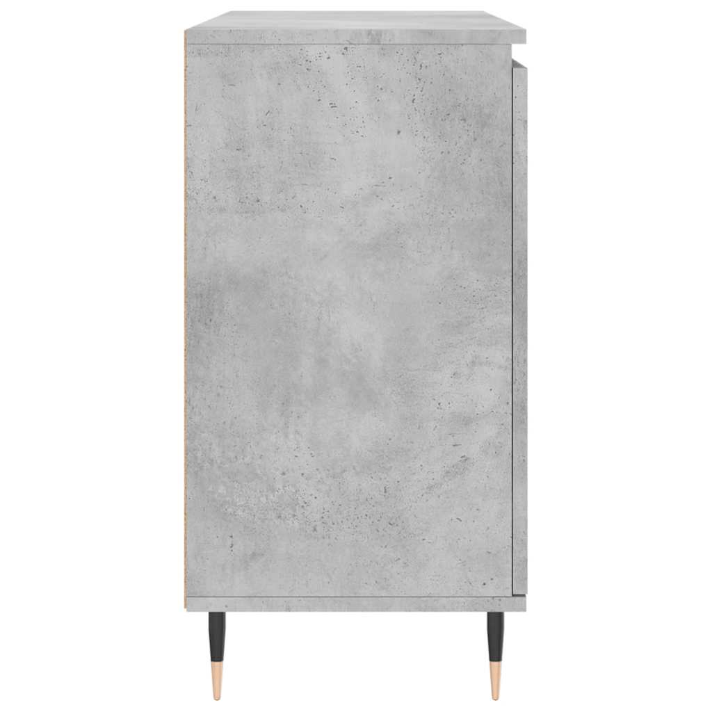 vidaXL Szafka, szarość betonu, 101,5x35x70 cm, materiał drewnopochodny