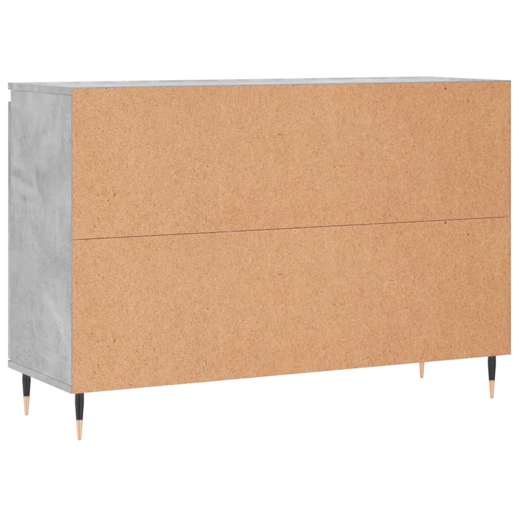 vidaXL Szafka, szarość betonu, 101,5x35x70 cm, materiał drewnopochodny