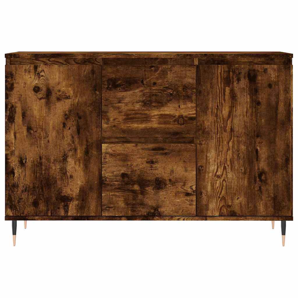 vidaXL Szafka, przydymiony dąb, 101,5x35x70 cm, materiał drewnopochodny