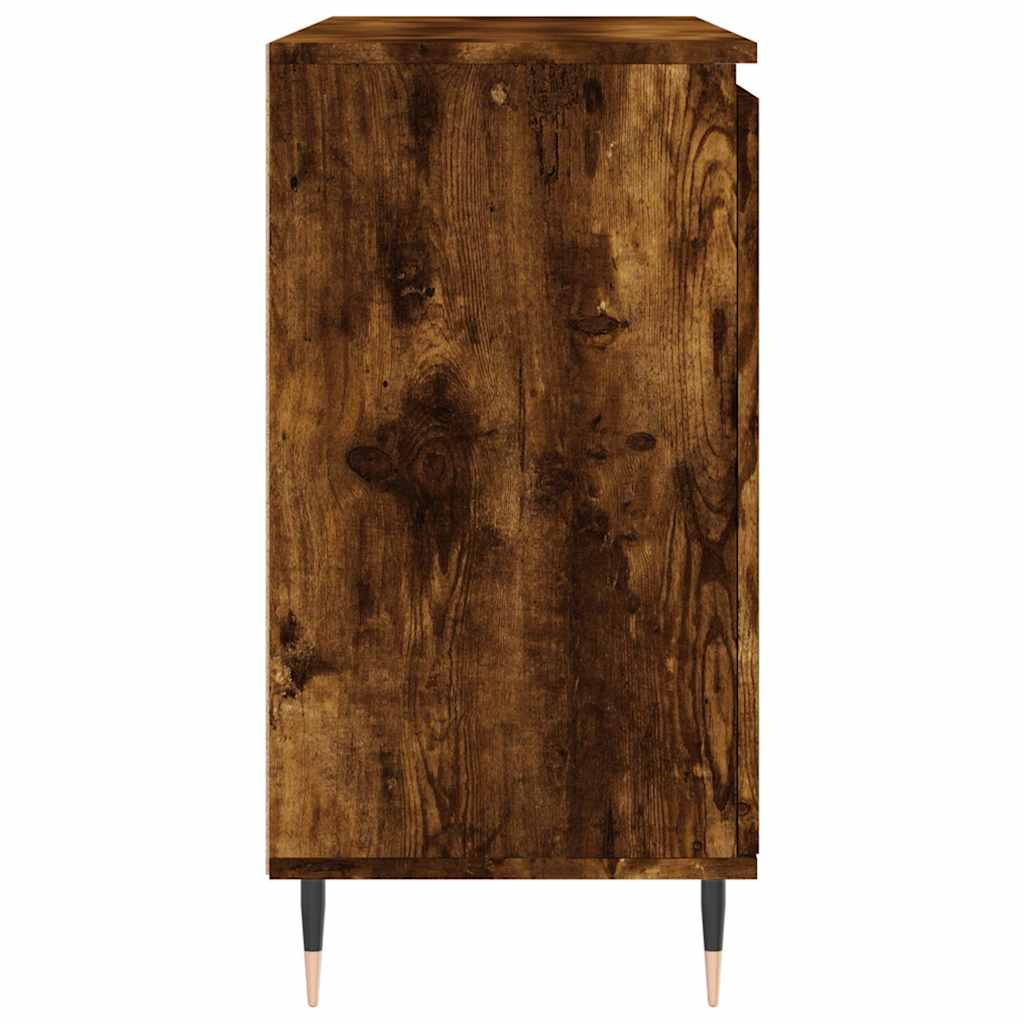 vidaXL Szafka, przydymiony dąb, 101,5x35x70 cm, materiał drewnopochodny