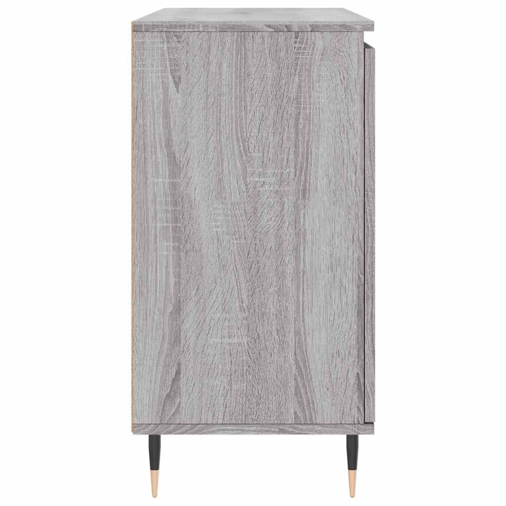 vidaXL Szafka, szary dąb sonoma, 101,5x35x70 cm, materiał drewnopochodny