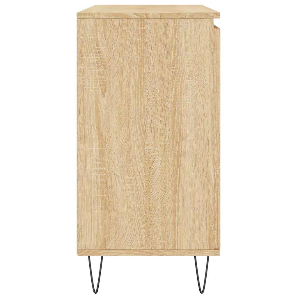 vidaXL Szafka, dąb sonoma, 101,5x35x70 cm, materiał drewnopochodny