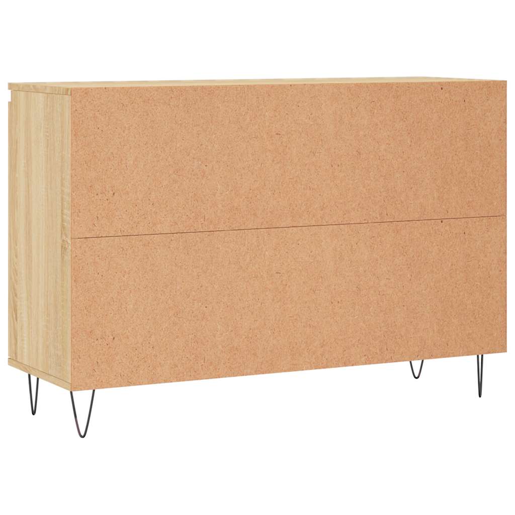 vidaXL Szafka, dąb sonoma, 101,5x35x70 cm, materiał drewnopochodny