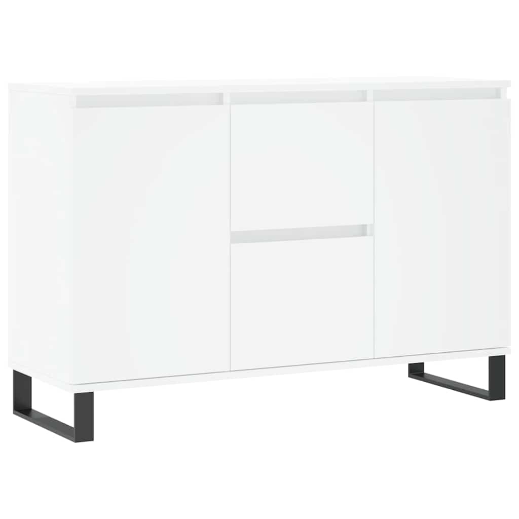 vidaXL Szafka, biała, 101,5x35x70 cm, materiał drewnopochodny