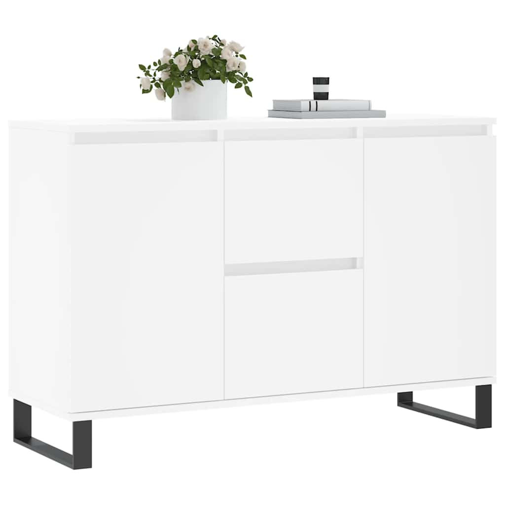 vidaXL Szafka, biała, 101,5x35x70 cm, materiał drewnopochodny
