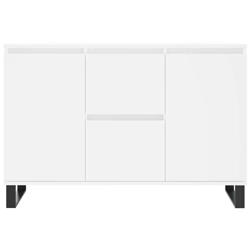 vidaXL Szafka, biała, 101,5x35x70 cm, materiał drewnopochodny