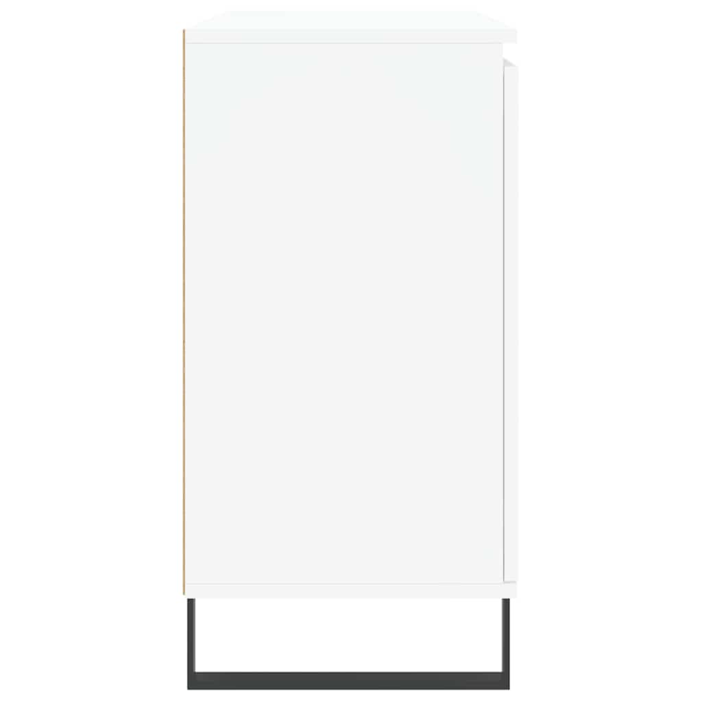 vidaXL Szafka, biała, 101,5x35x70 cm, materiał drewnopochodny