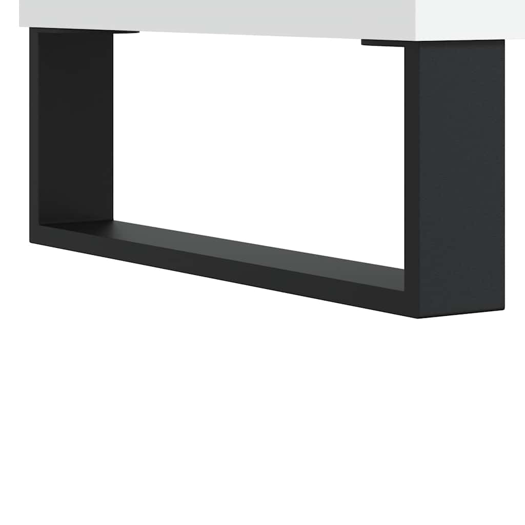 vidaXL Szafka, biała, 101,5x35x70 cm, materiał drewnopochodny