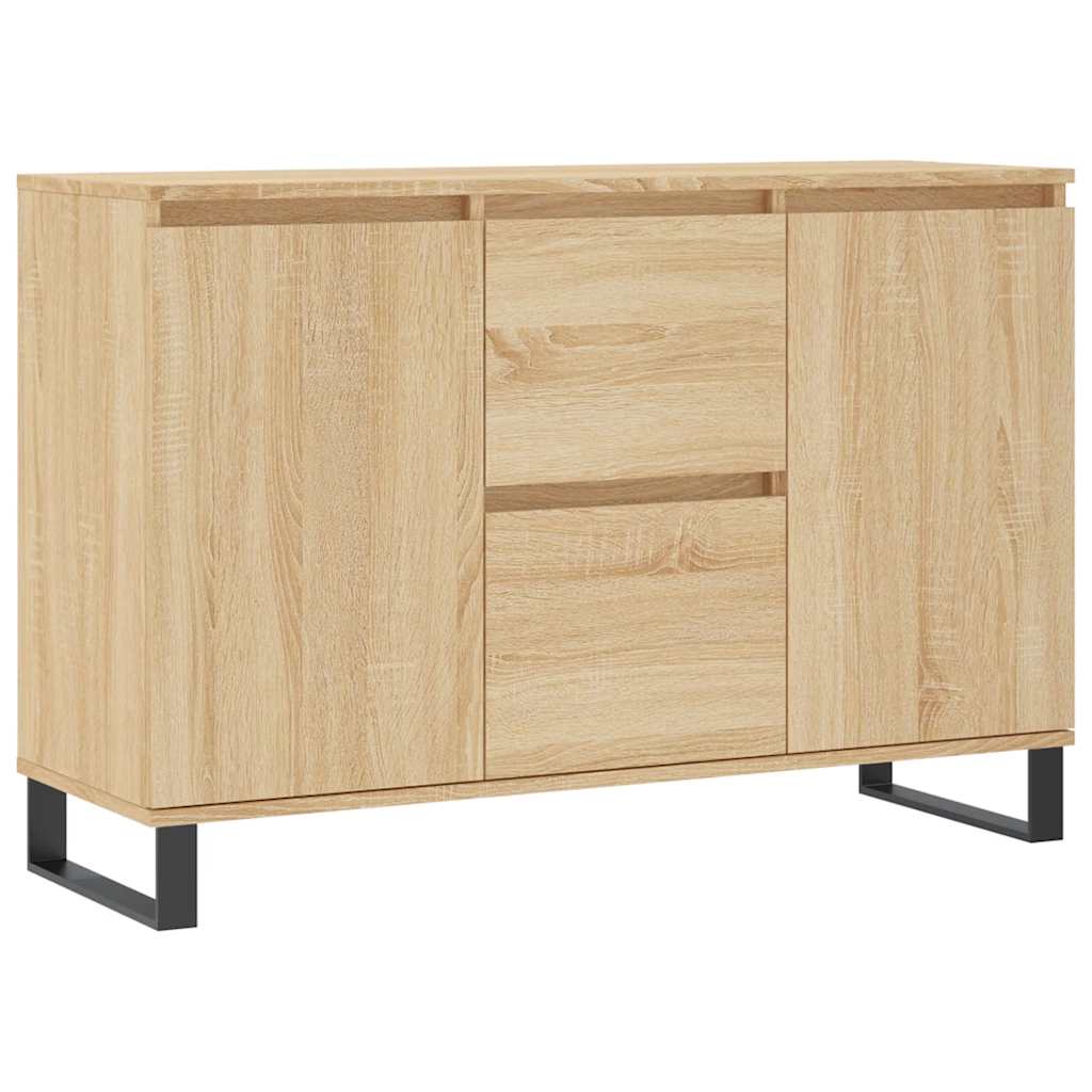 vidaXL Szafka, dąb sonoma, 101,5x35x70 cm, materiał drewnopochodny