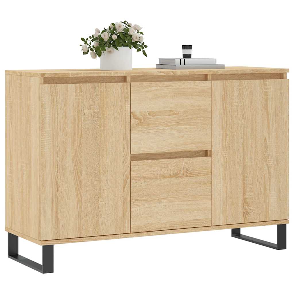 vidaXL Szafka, dąb sonoma, 101,5x35x70 cm, materiał drewnopochodny