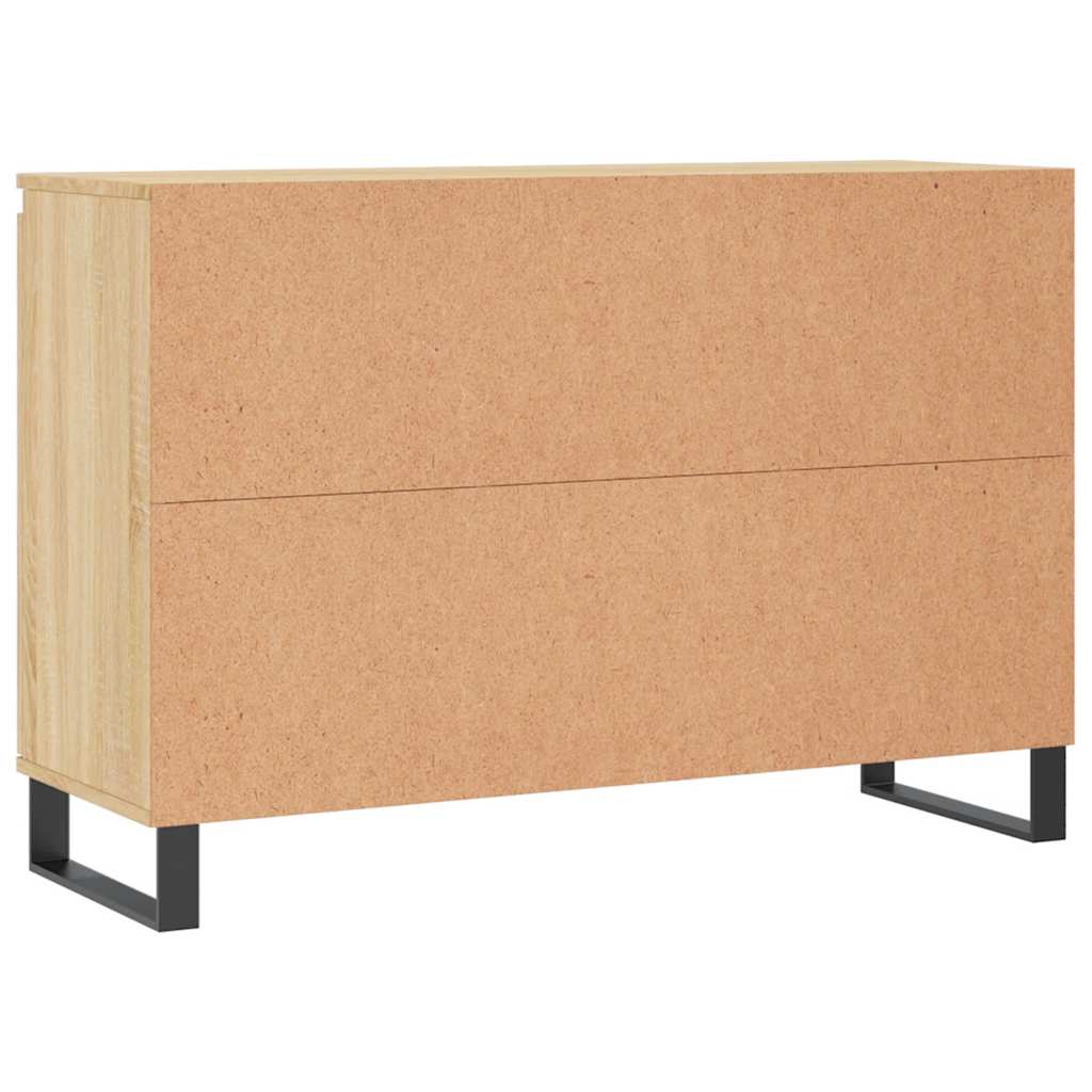 vidaXL Szafka, dąb sonoma, 101,5x35x70 cm, materiał drewnopochodny