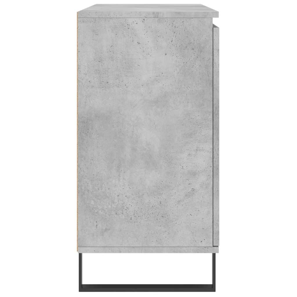 vidaXL Szafka, szarość betonu, 101,5x35x70 cm, materiał drewnopochodny