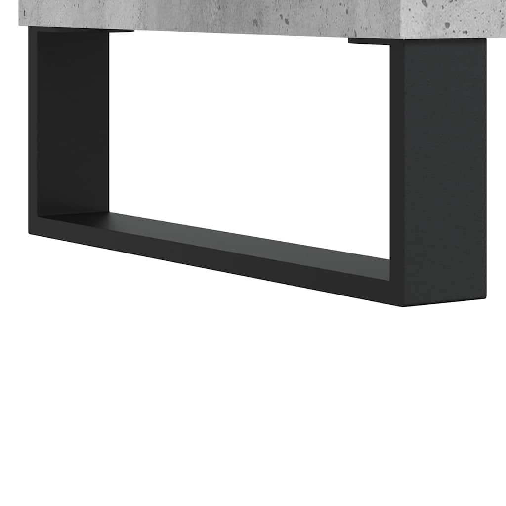 vidaXL Szafka, szarość betonu, 101,5x35x70 cm, materiał drewnopochodny