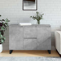 vidaXL Szafka, szarość betonu, 101,5x35x70 cm, materiał drewnopochodny