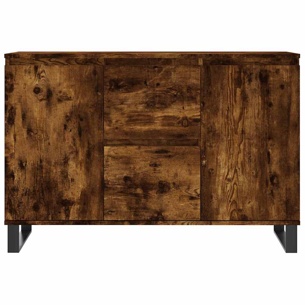 vidaXL Szafka, przydymiony dąb, 101,5x35x70 cm, materiał drewnopochodny