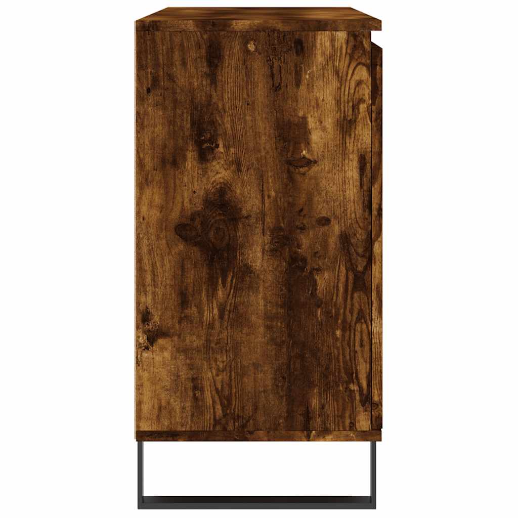 vidaXL Szafka, przydymiony dąb, 101,5x35x70 cm, materiał drewnopochodny