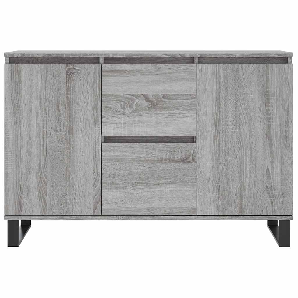 vidaXL Szafka, szary dąb sonoma, 101,5x35x70 cm, materiał drewnopochodny