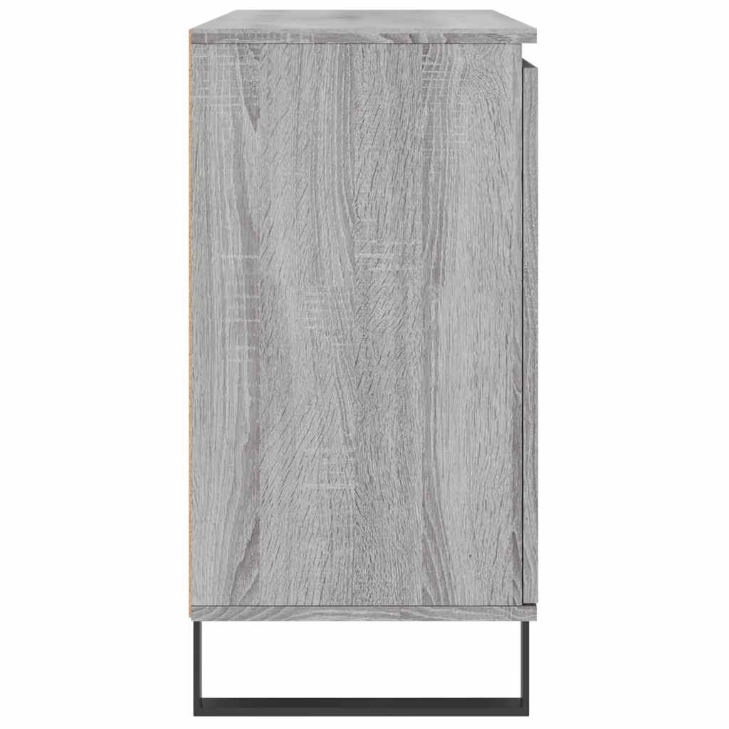 vidaXL Szafka, szary dąb sonoma, 101,5x35x70 cm, materiał drewnopochodny