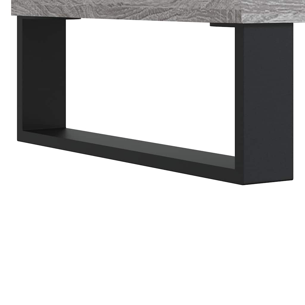 vidaXL Szafka, szary dąb sonoma, 101,5x35x70 cm, materiał drewnopochodny