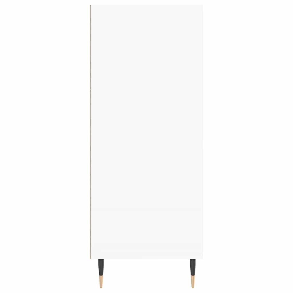 vidaXL Szafka, biała, 57x35x90 cm, materiał drewnopochodny