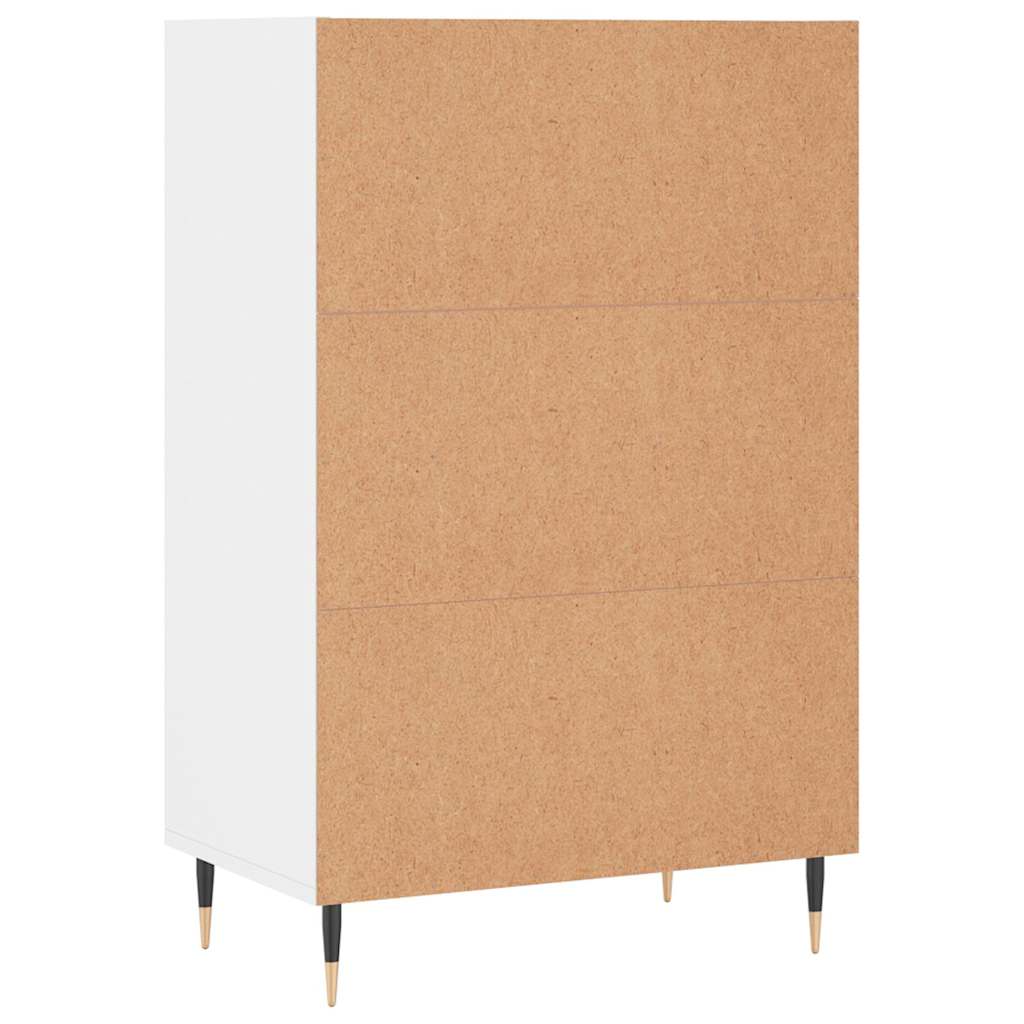 vidaXL Szafka, biała, 57x35x90 cm, materiał drewnopochodny