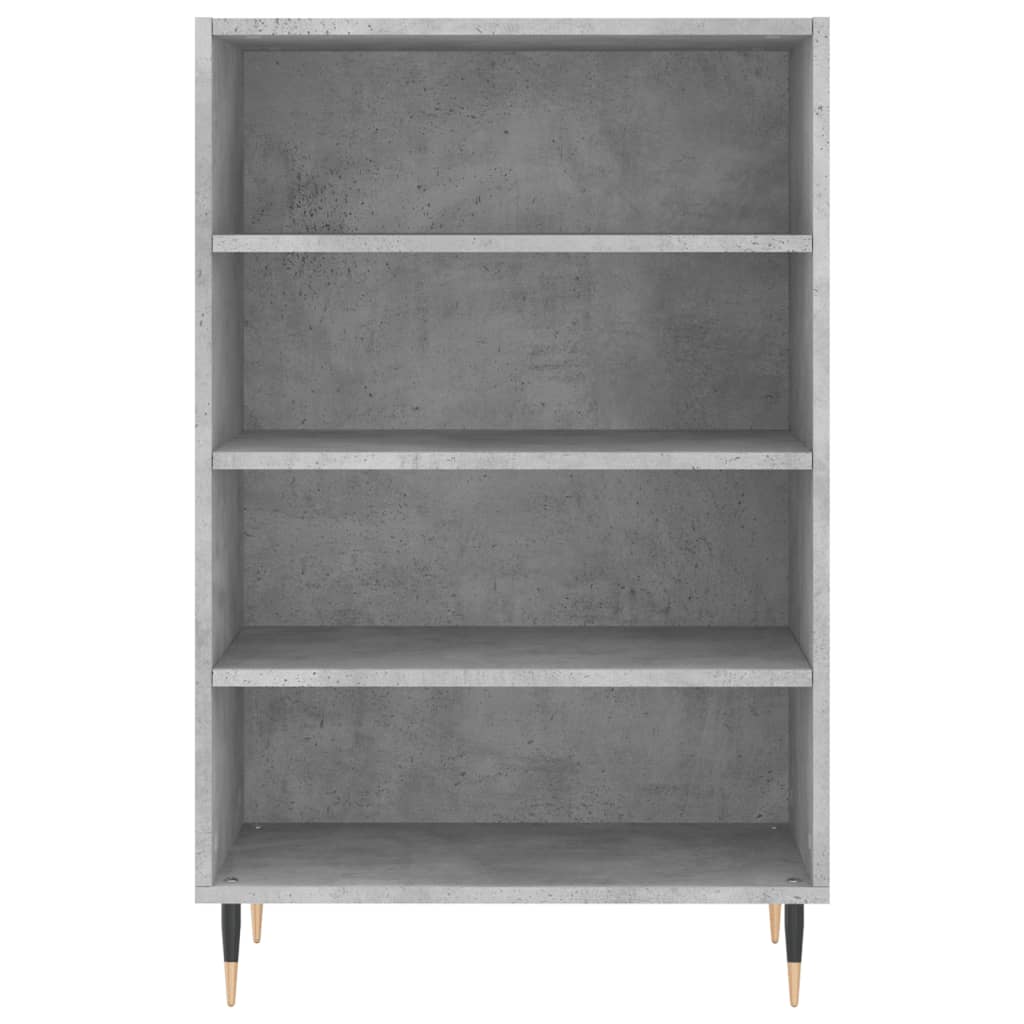 vidaXL Szafka, szarość betonu, 57x35x90 cm, materiał drewnopochodny