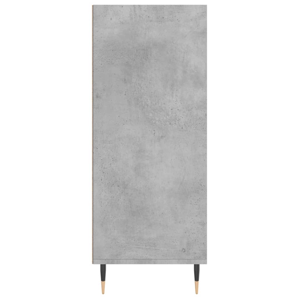 vidaXL Szafka, szarość betonu, 57x35x90 cm, materiał drewnopochodny