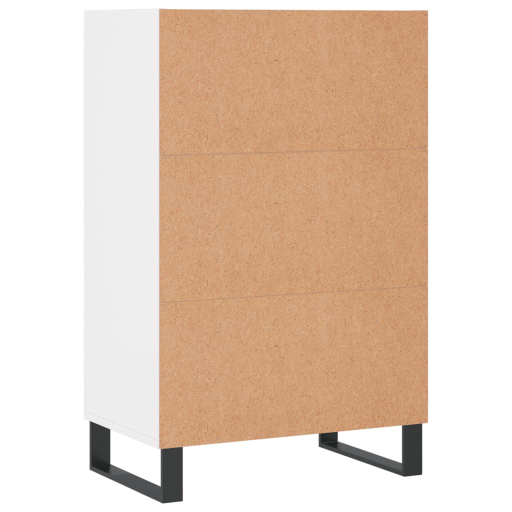 vidaXL Szafka, biała, 57x35x90 cm, materiał drewnopochodny