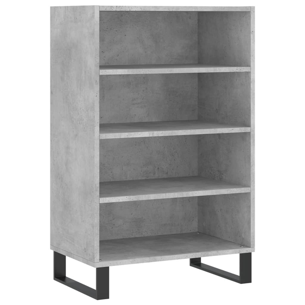 vidaXL Szafka, szarość betonu, 57x35x90 cm, materiał drewnopochodny