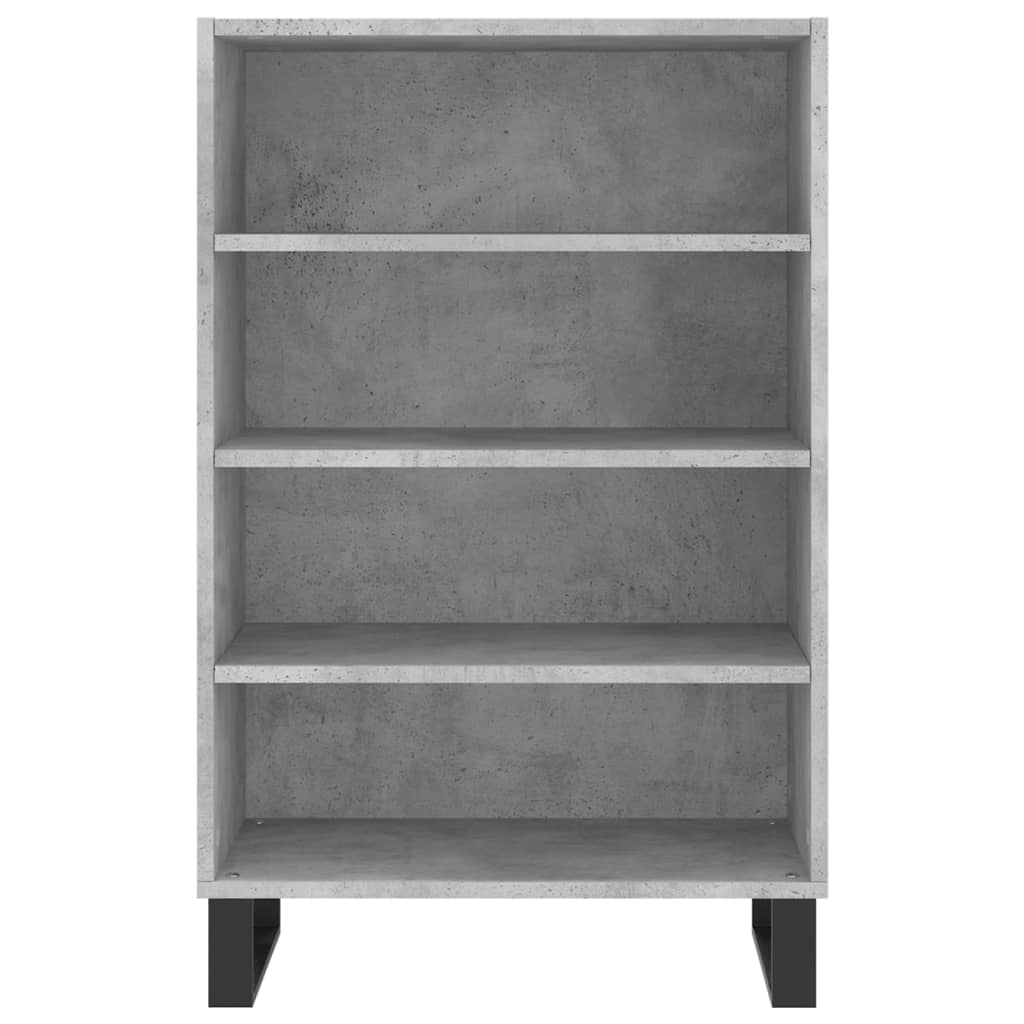 vidaXL Szafka, szarość betonu, 57x35x90 cm, materiał drewnopochodny
