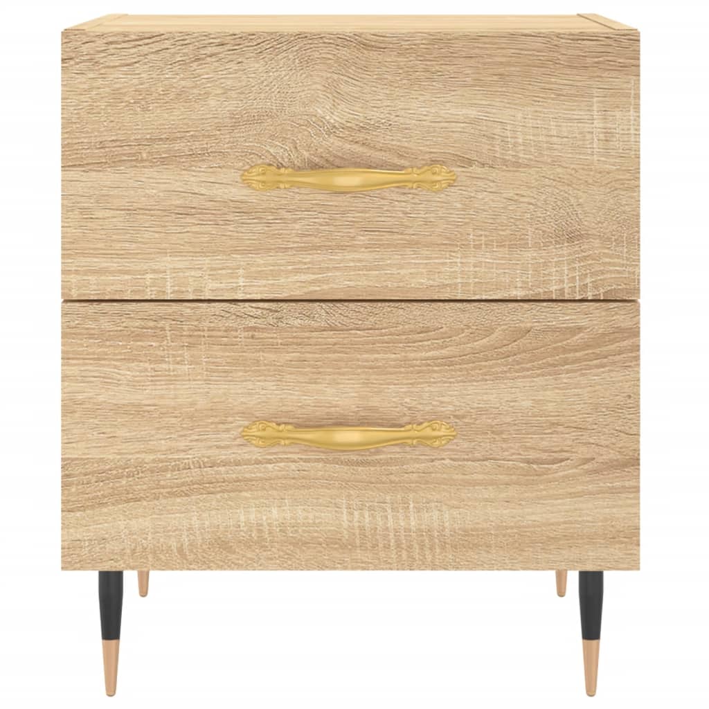 vidaXL Szafka nocna, dąb sonoma, 40x35x47,5 cm materiał drewnopochodny