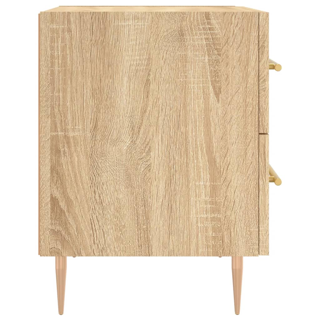 vidaXL Szafka nocna, dąb sonoma, 40x35x47,5 cm materiał drewnopochodny
