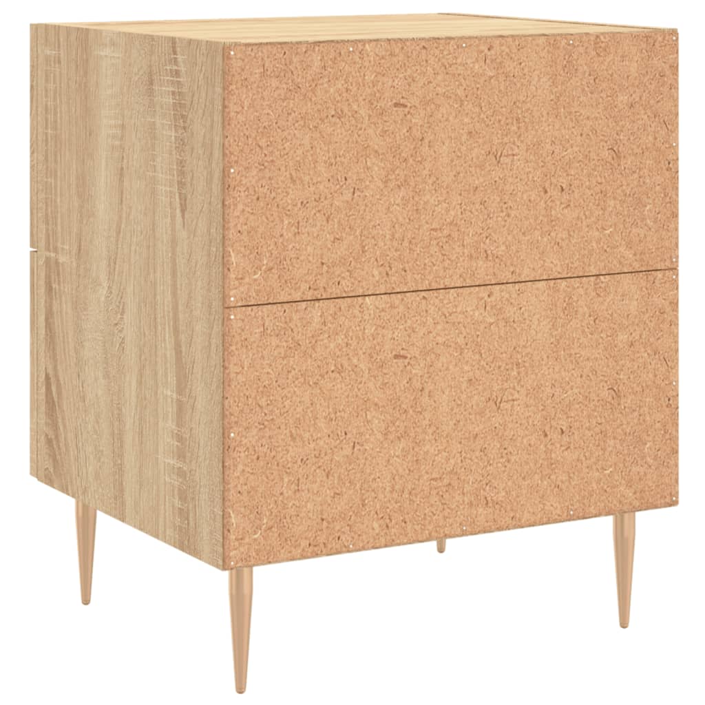 vidaXL Szafka nocna, dąb sonoma, 40x35x47,5 cm materiał drewnopochodny