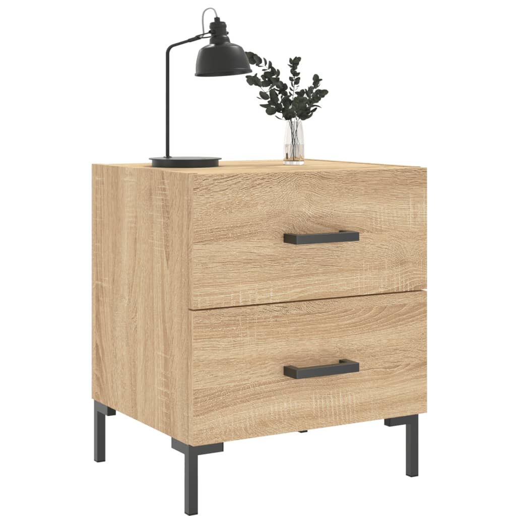 vidaXL Szafka nocna, dąb sonoma, 40x35x47,5 cm materiał drewnopochodny