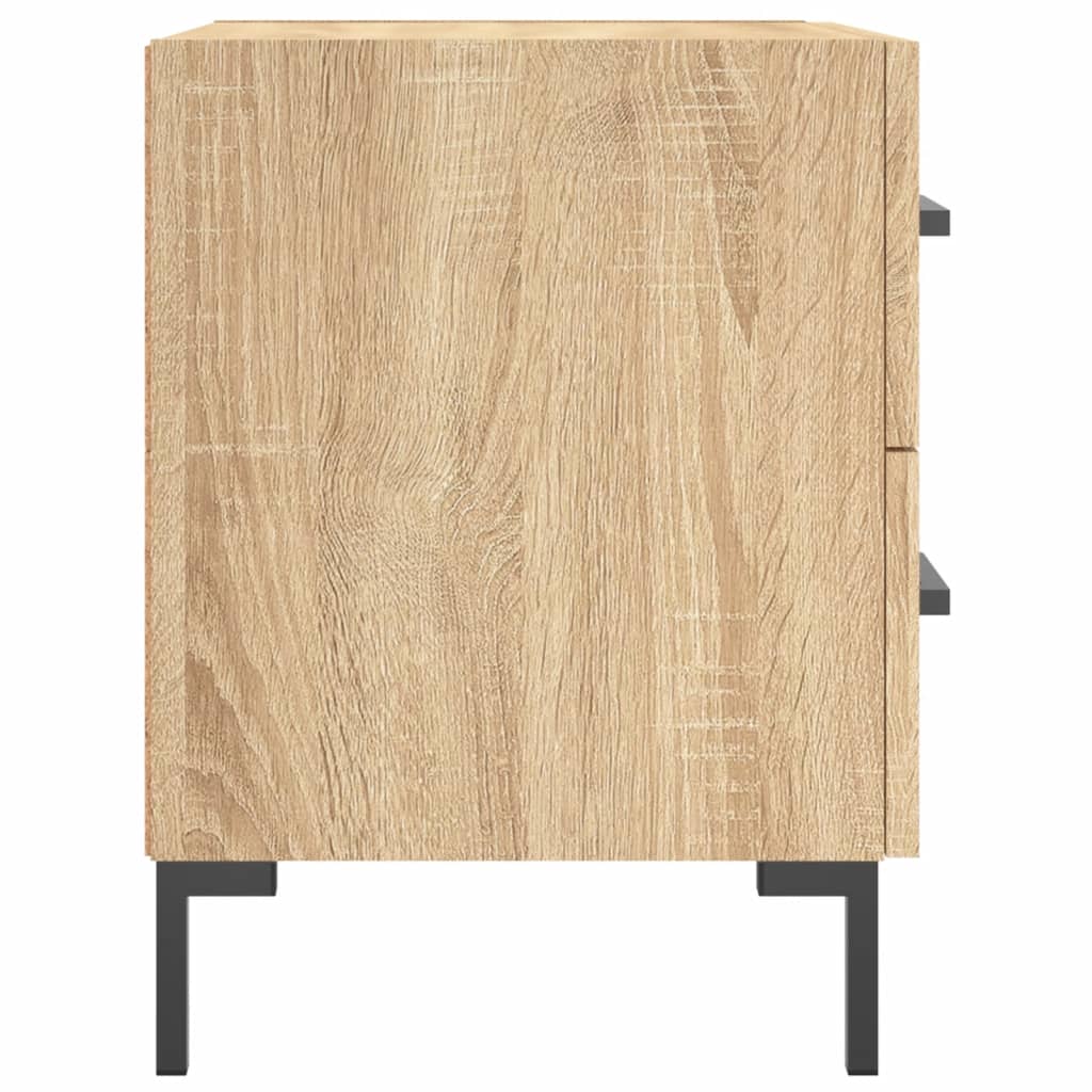 vidaXL Szafka nocna, dąb sonoma, 40x35x47,5 cm materiał drewnopochodny