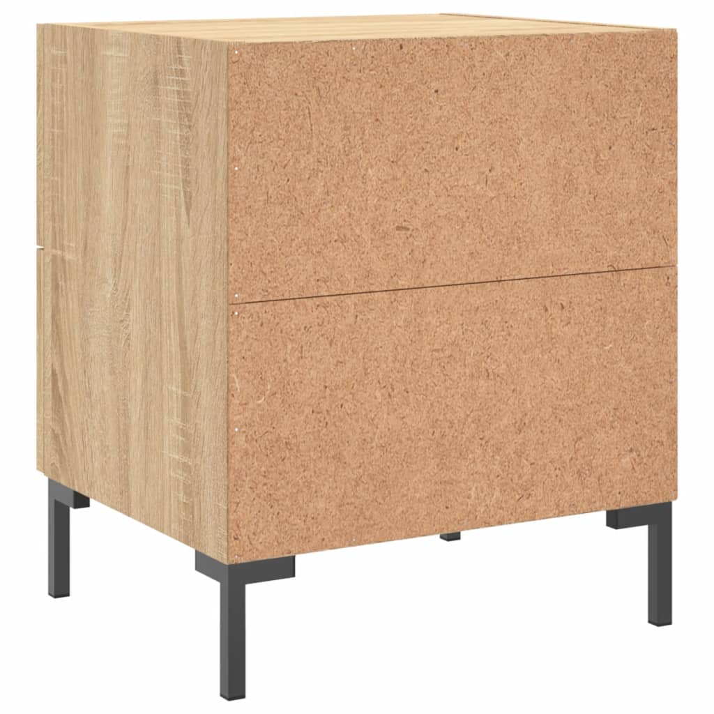 vidaXL Szafka nocna, dąb sonoma, 40x35x47,5 cm materiał drewnopochodny