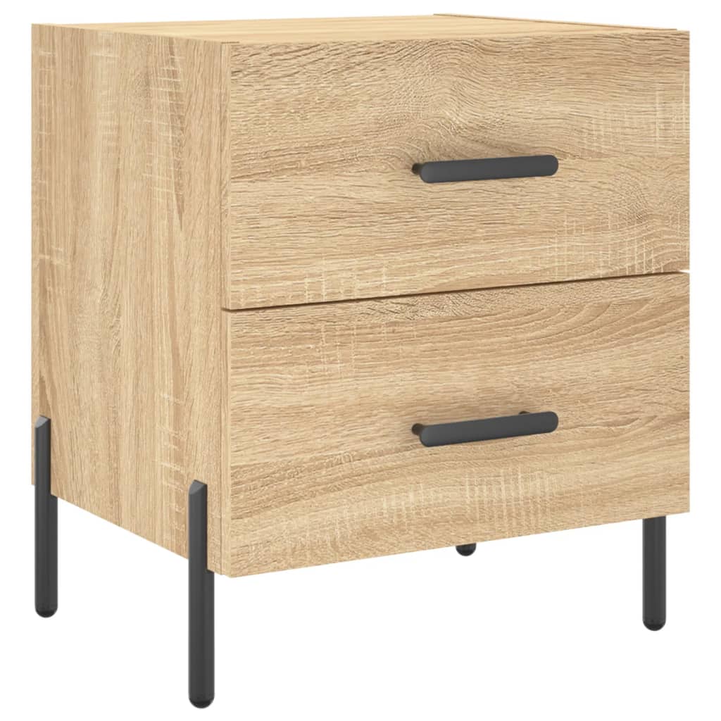 vidaXL Szafka nocna, dąb sonoma, 40x35x47,5 cm materiał drewnopochodny
